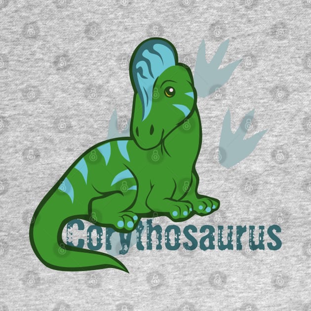 Cute Corythosaurus by SakuraDragon